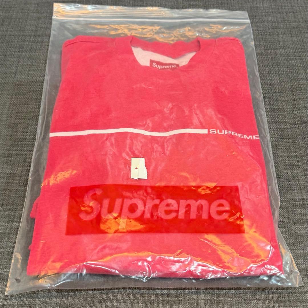 【新品未使用】Supreme Chest Stripe L/S Top サイズS