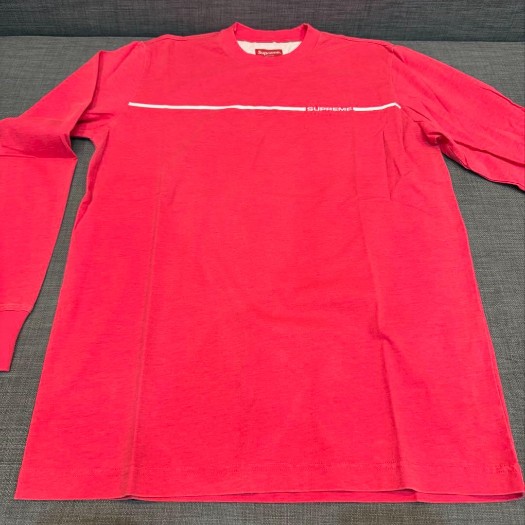 【新品未使用】Supreme Chest Stripe L/S Top サイズS