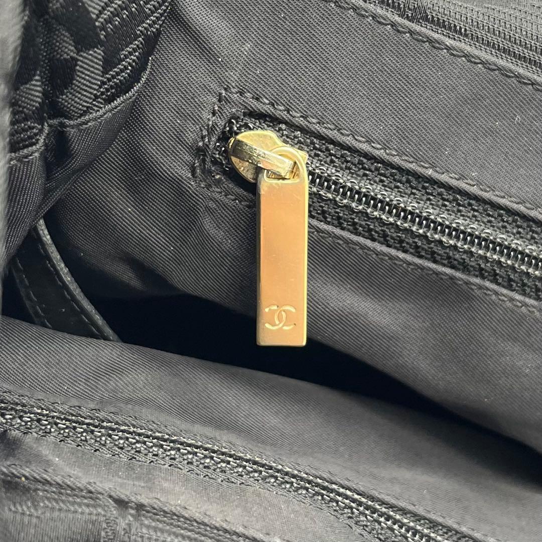 CHANELシャネル ニュートラベルラインPMトートバッグ ブラック 8番台 黒