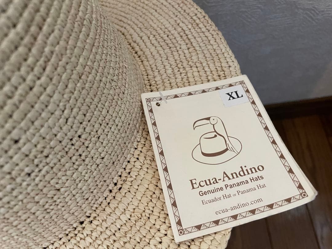 Ecua-Andino パナマハット XLサイズ ナチュラル