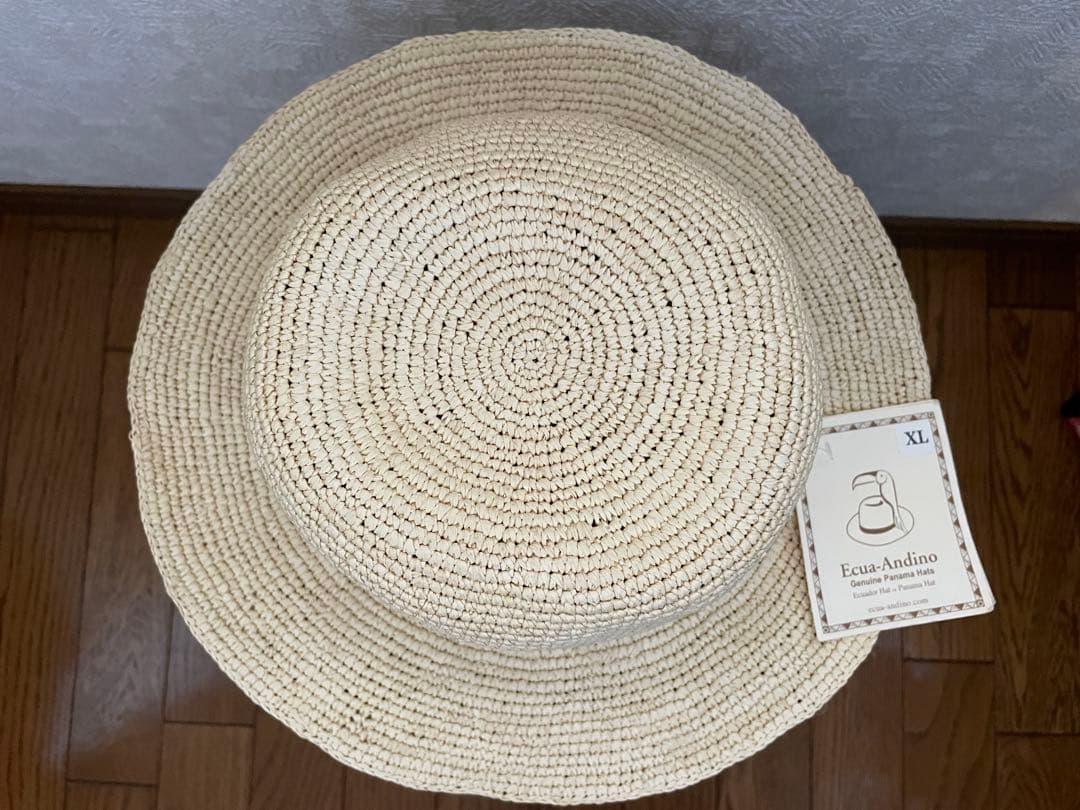 Ecua-Andino パナマハット XLサイズ ナチュラル