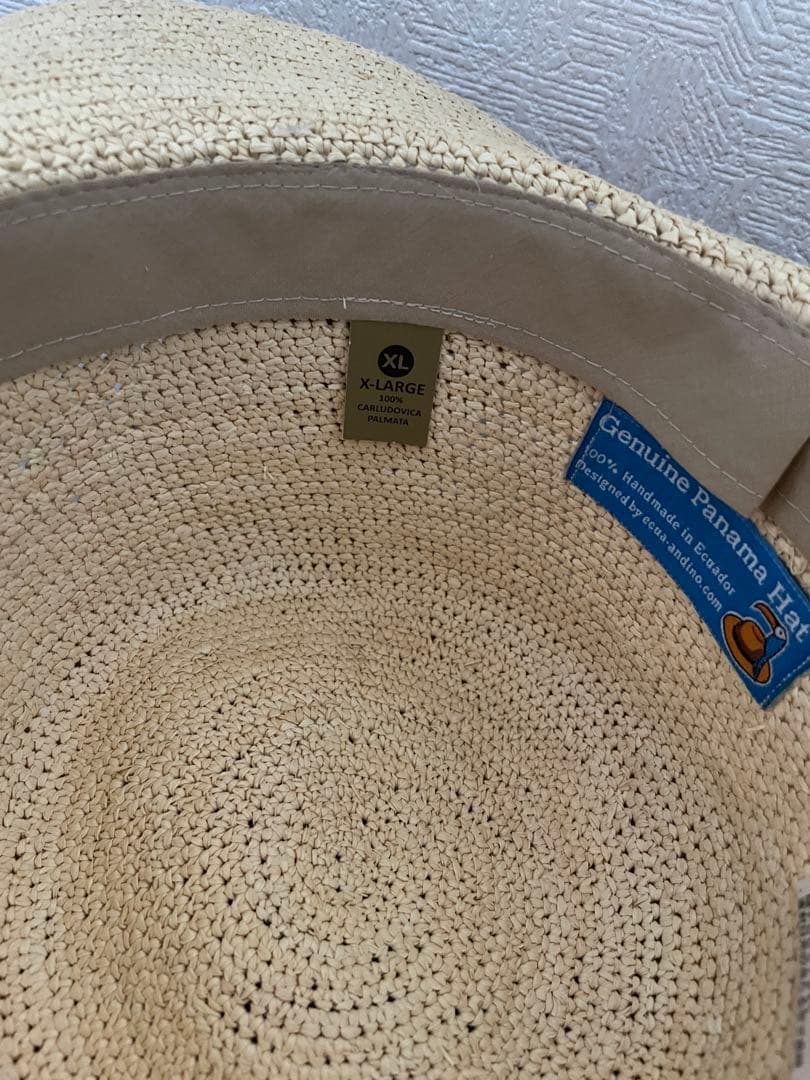 Ecua-Andino パナマハット XLサイズ ナチュラル