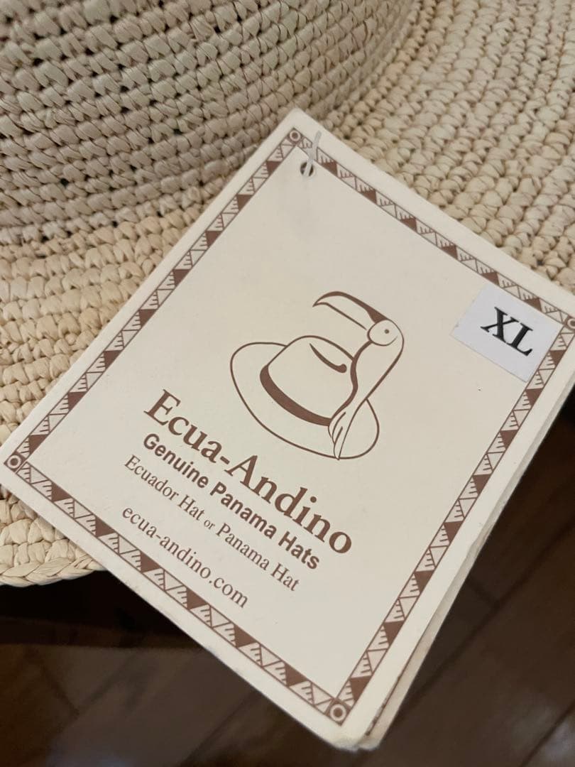 Ecua-Andino パナマハット XLサイズ ナチュラル