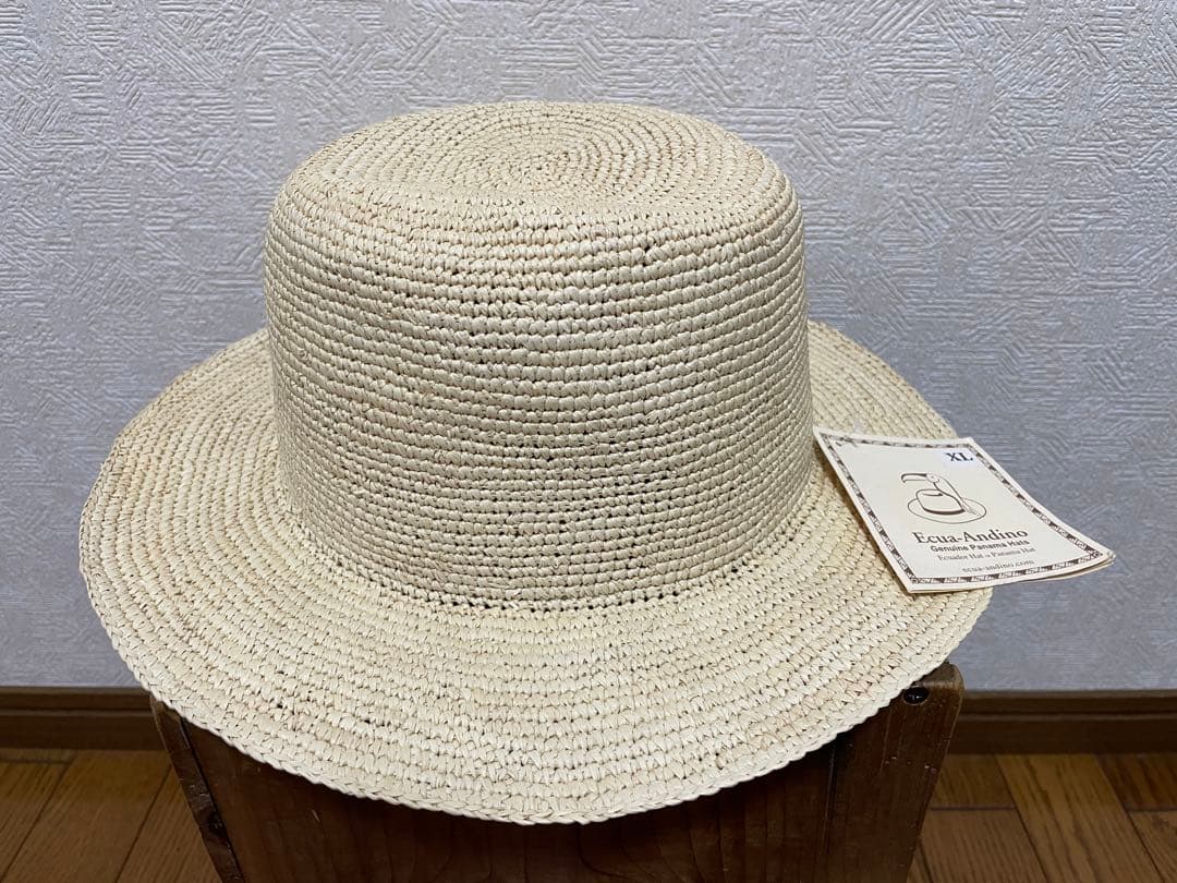 Ecua-Andino パナマハット XLサイズ ナチュラル