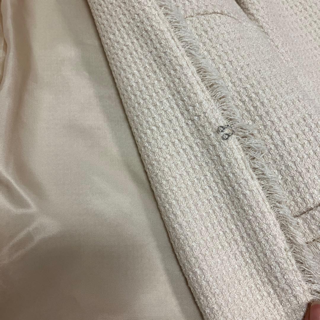 Ballsey コットンツイード　ノーカラー　ジャケット