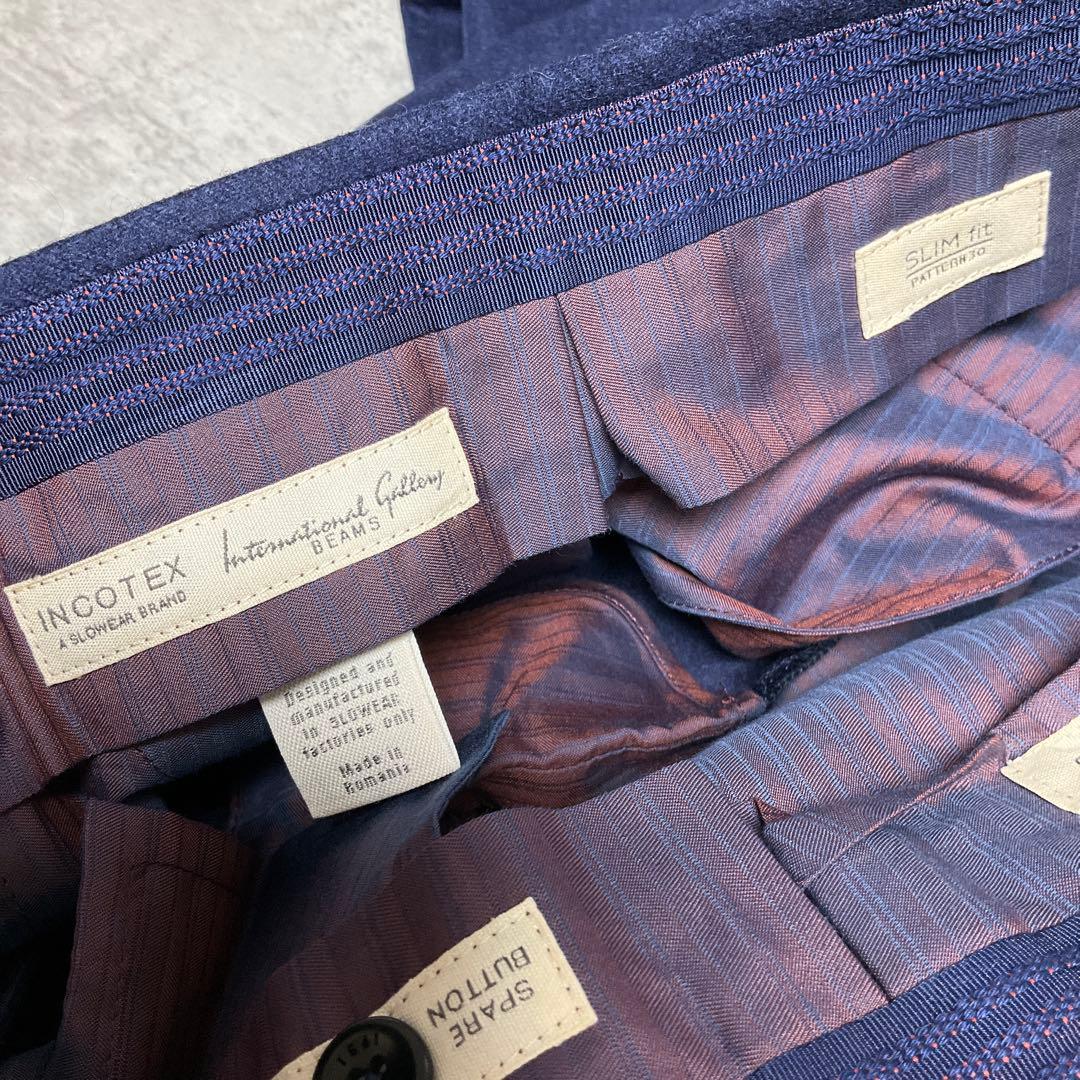 専用　新品【INCOTEX】　ウールスラックス　ドレスパンツ　SLIM fit