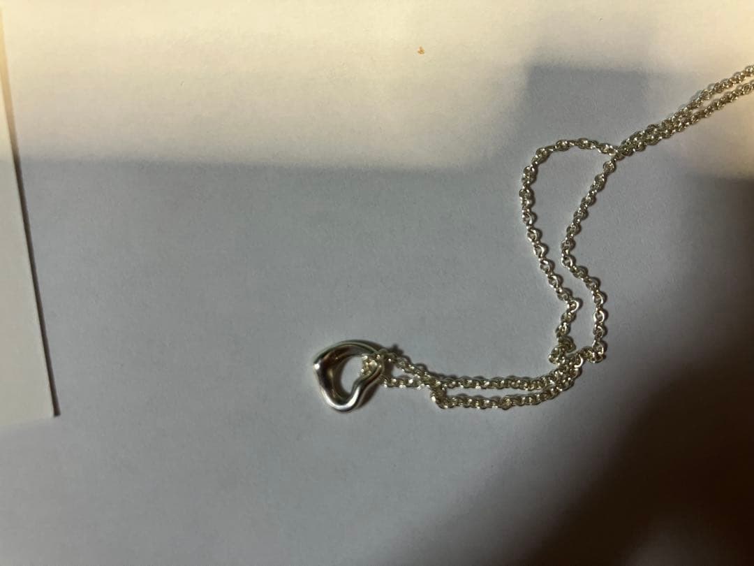 美品 Tiffany & Co. ティファニー シルバー ハート ネックレス