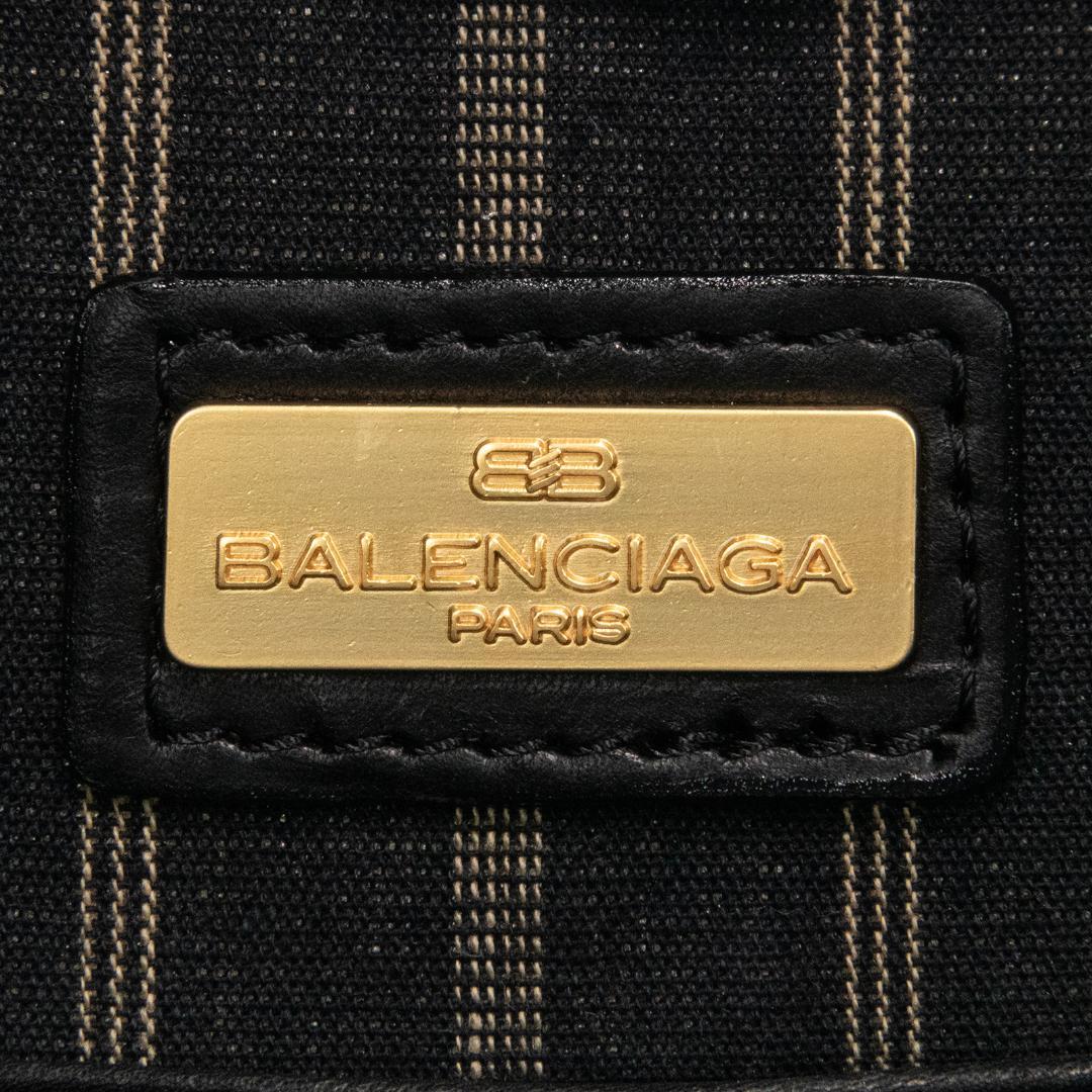 本物 バレンシアガ クラッチバッグ メンズ 黒 ブラック BBロゴ マーク 本革