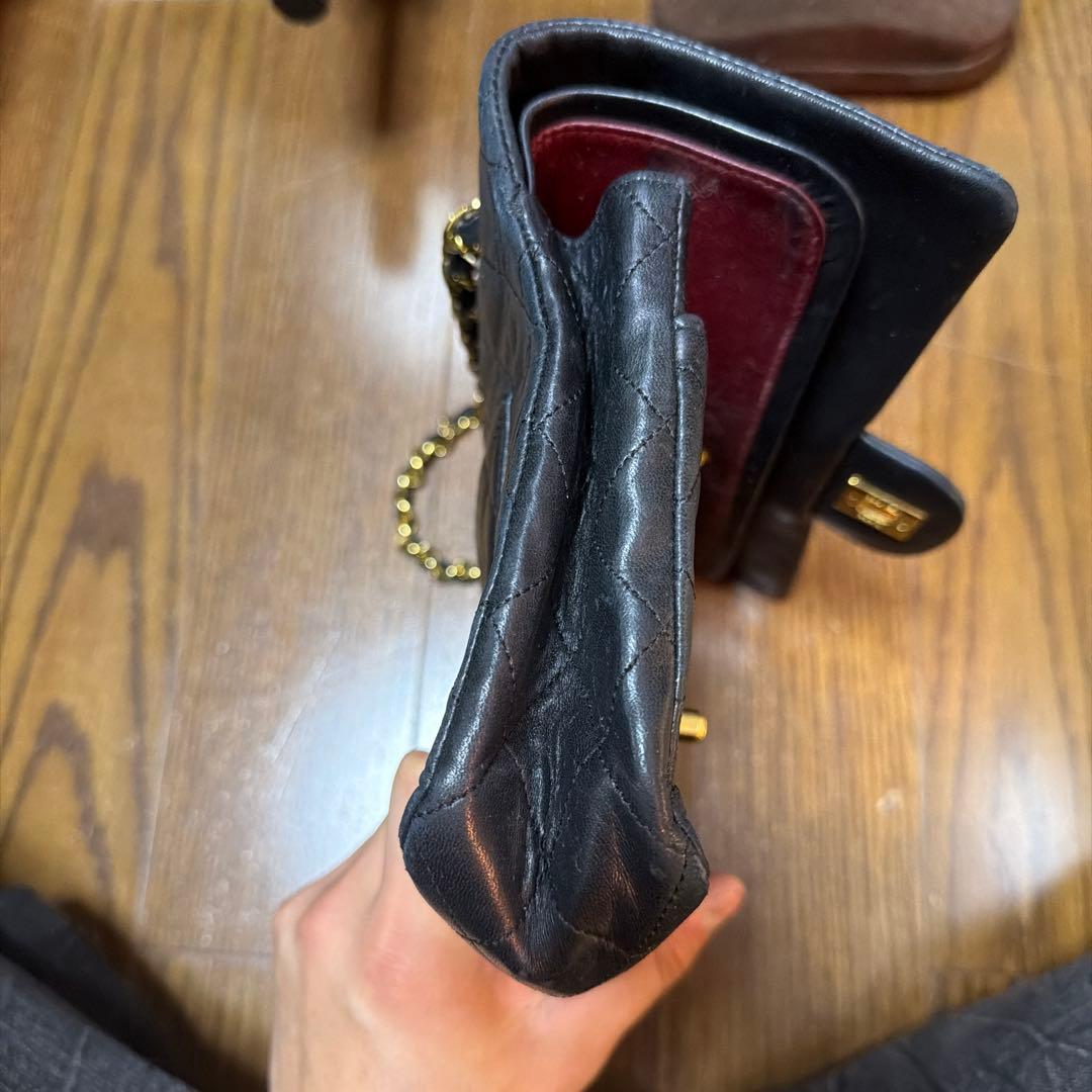 シャネルヴィンテージ マトラッセ23ラムスキン レディースショルダーバッグバッグ