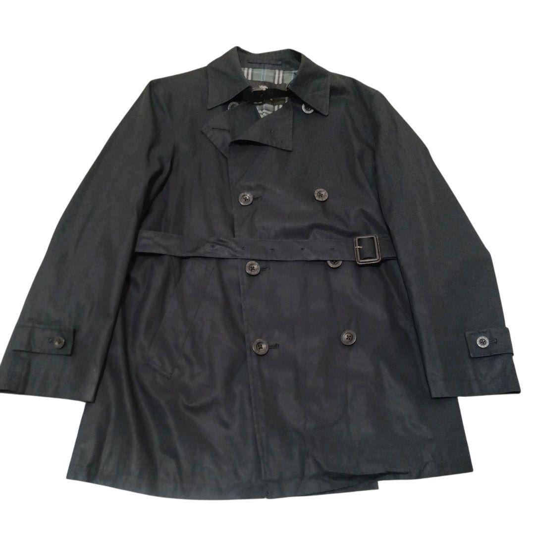 ✨BURBERRY BLACK LABEL ノバチェック ダブル トレンチコート