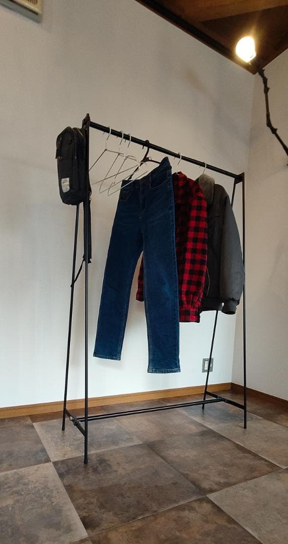 鉄 アイアンラック　パイプハンガー アンティーク　家具　店舗什器　シンプル