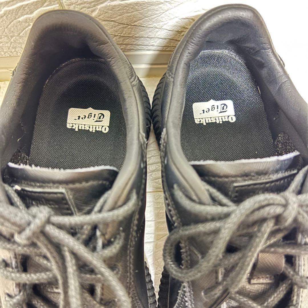 【極美品】OnitsukaTiger DELECITY オールブラック 24cm