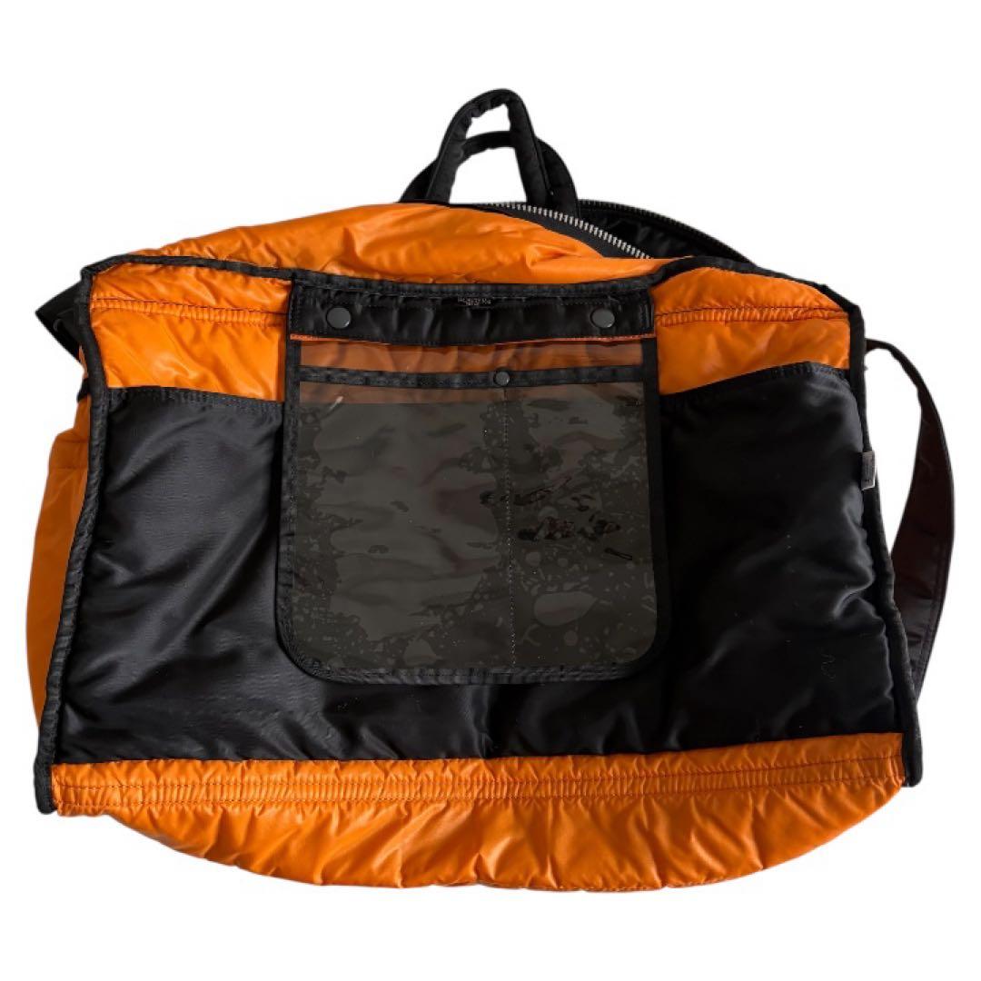 【美品】PORTER タンカー 2WAY ボストンバッグ (Ｍ) ブラック