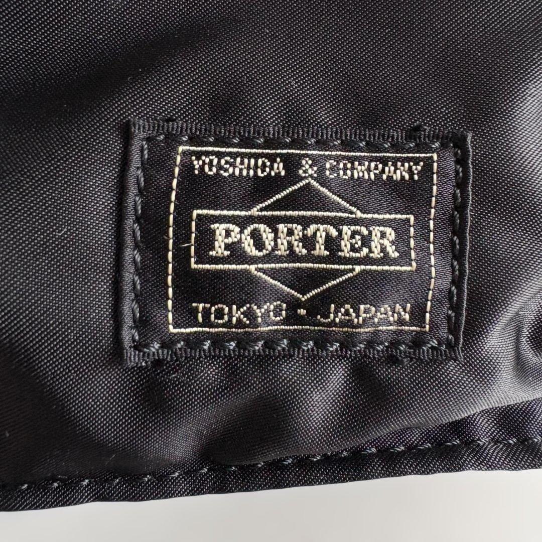 【美品】PORTER タンカー 2WAY ボストンバッグ (Ｍ) ブラック