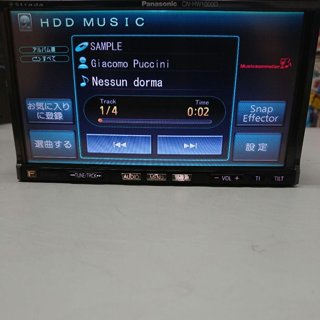 ヒデキ CN-HW1000D ストラーダ HDD Bluetooth ナビ