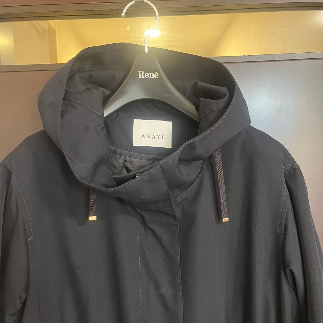 新品☆ANAYI ライナー付モッズコート /セオリー、23区、ロペ