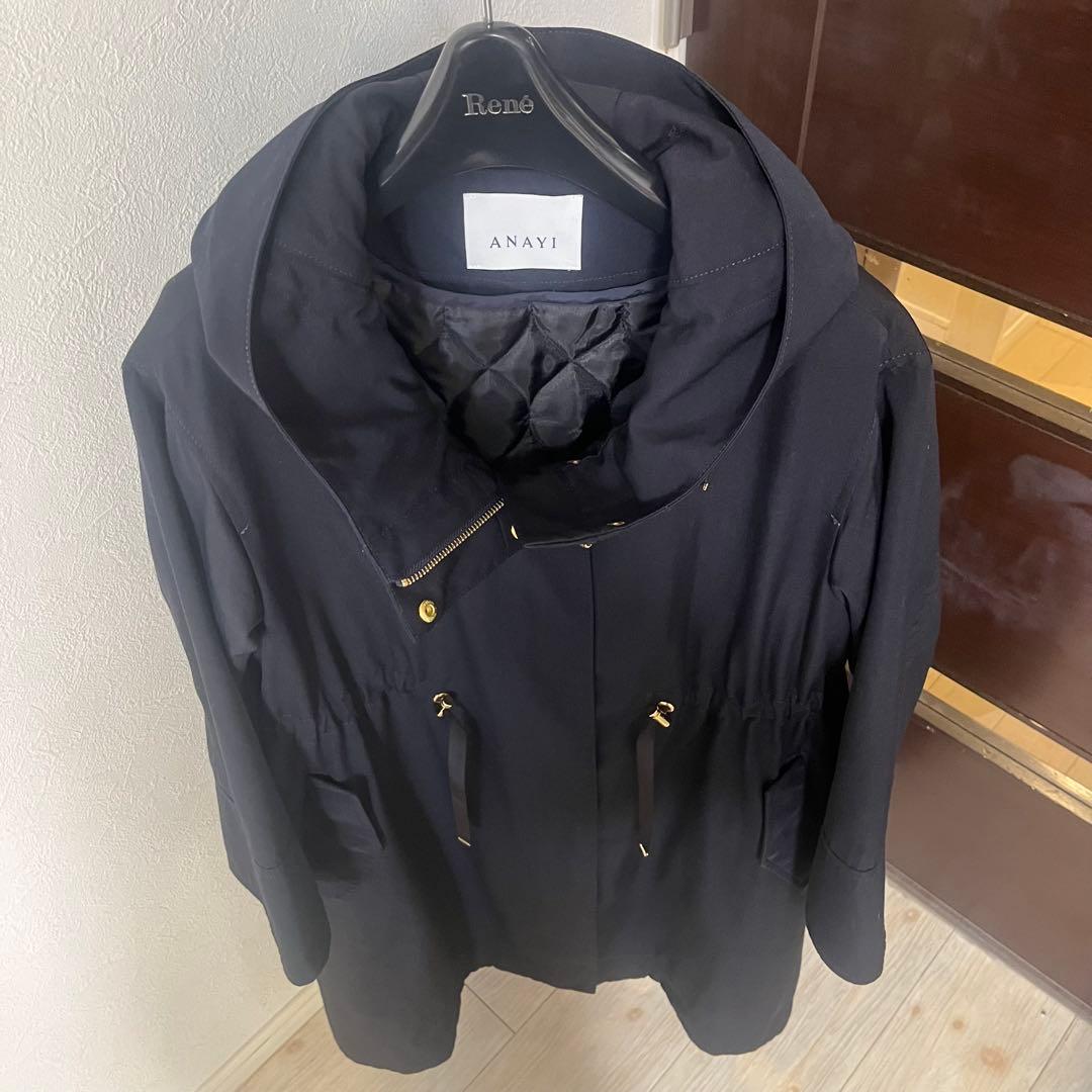新品☆ANAYI ライナー付モッズコート /セオリー、23区、ロペ