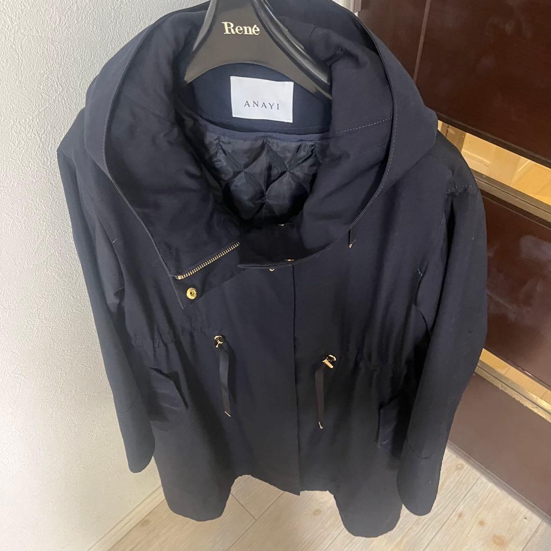 新品☆ANAYI ライナー付モッズコート /セオリー、23区、ロペ