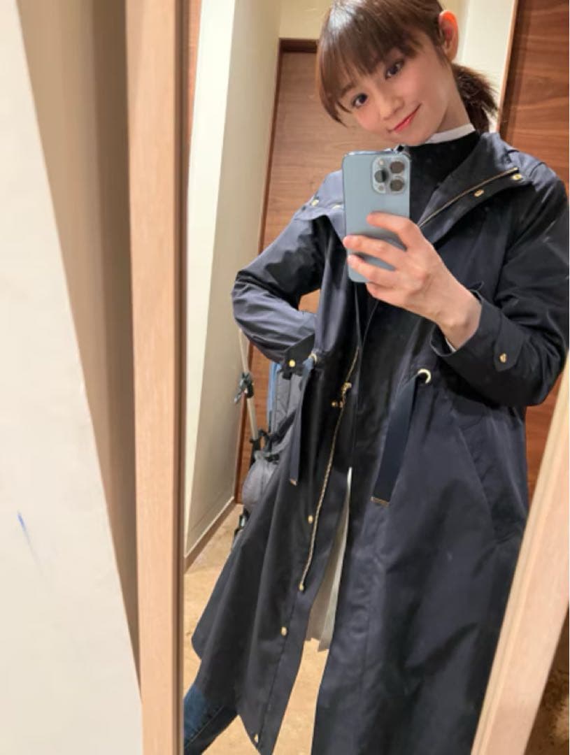 新品☆ANAYI ライナー付モッズコート /セオリー、23区、ロペ