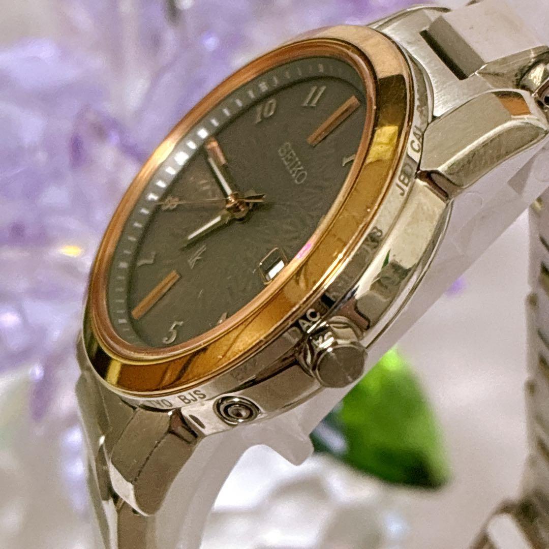 SEIKO セイコー ルキア ソーラー SSQV094 腕時計 ブラウン文字盤