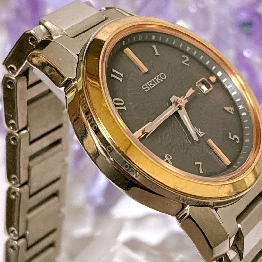 SEIKO セイコー ルキア ソーラー SSQV094 腕時計 ブラウン文字盤