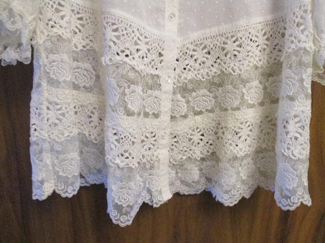 アトリエまりこ 白レースチュニック未使用