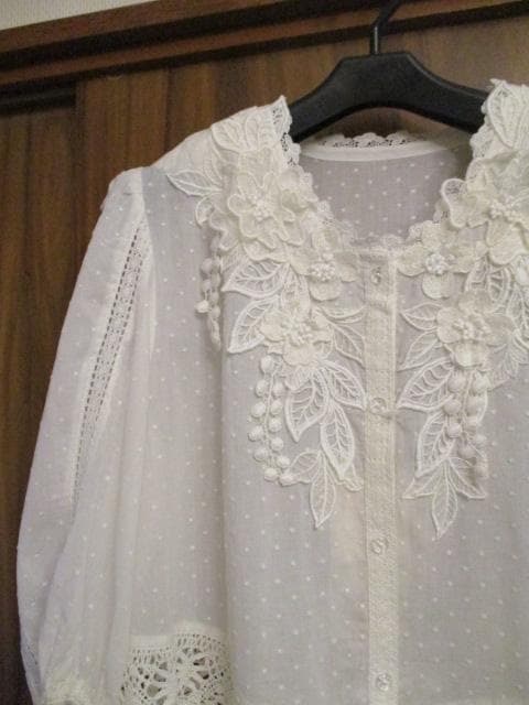 アトリエまりこ 白レースチュニック未使用