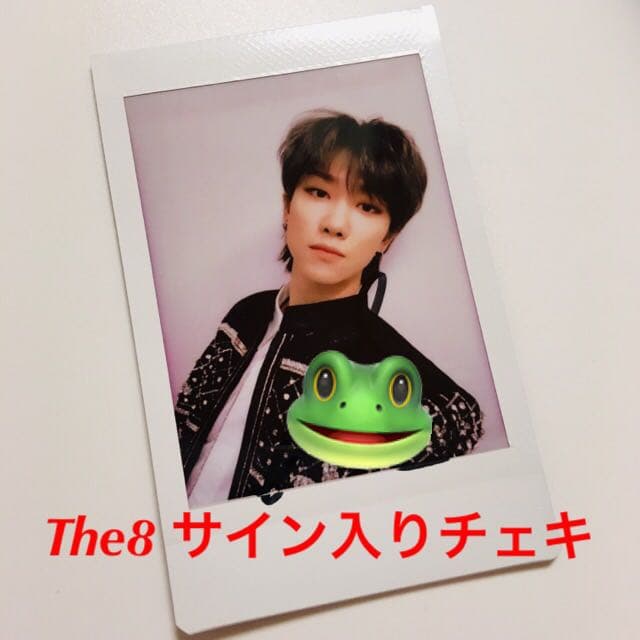 The8 サイン入り チェキ HMV An Ode SEVENTEEN セブチ