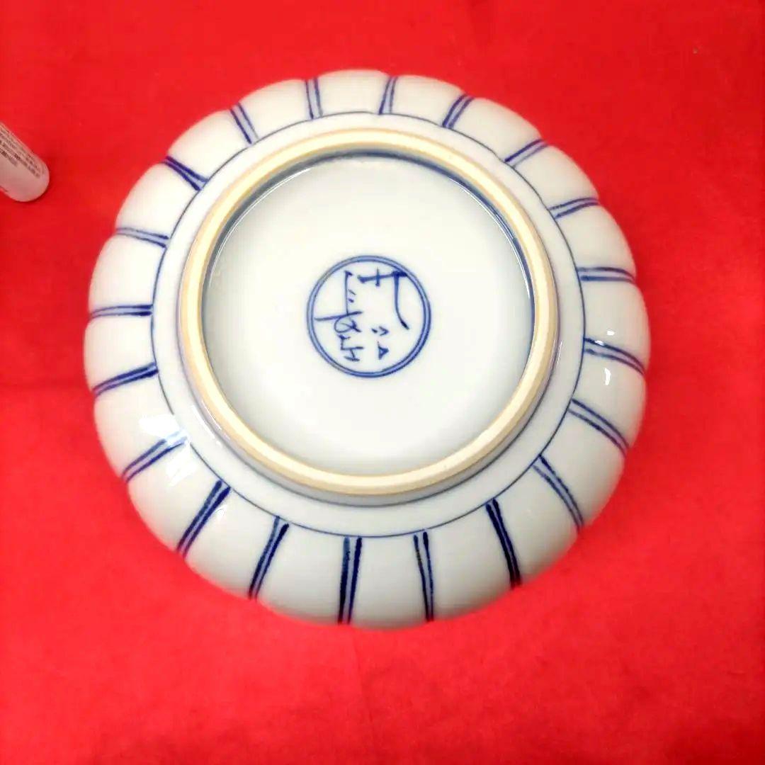 九谷焼　宮内庁御用達　山本長左　小鉢　5寸鉢　共箱　陶歴付