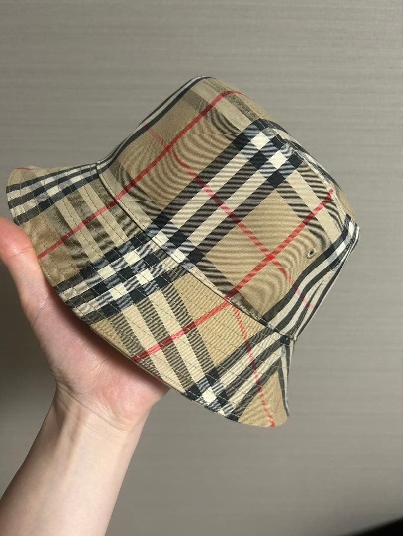 専用　Burberry チェック柄 バケットハットL