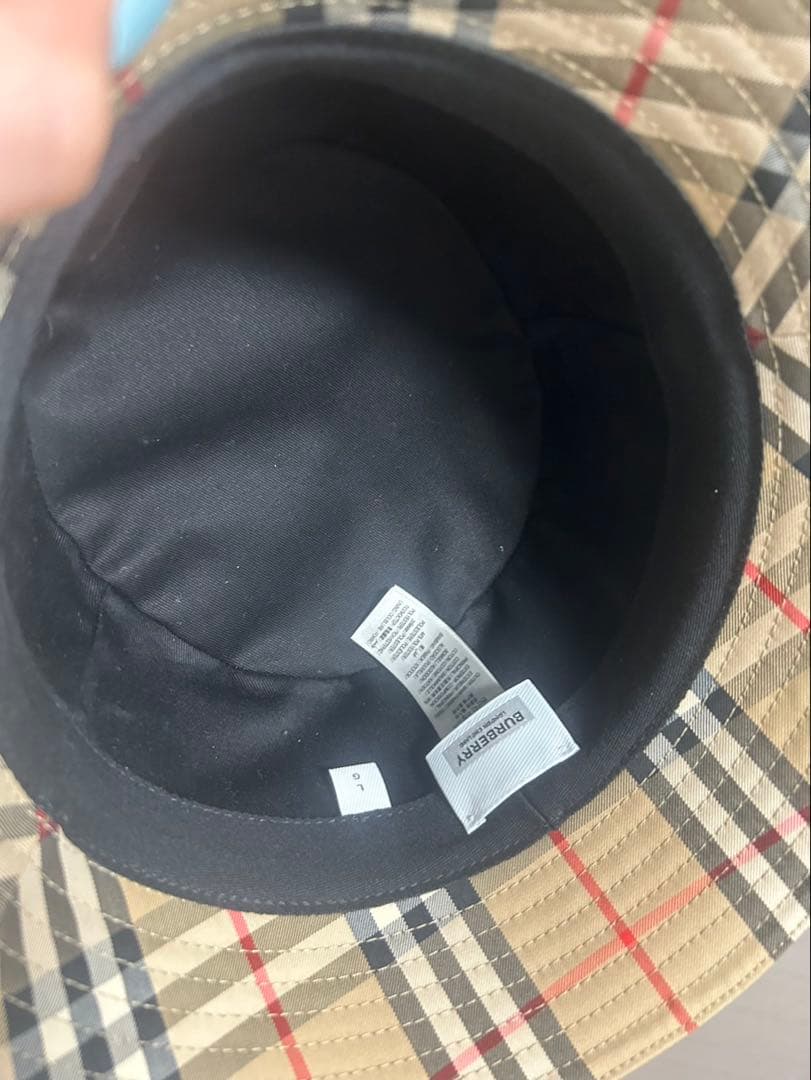 専用　Burberry チェック柄 バケットハットL