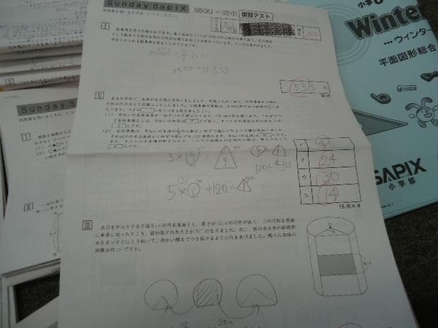 2019年度　サピックス　桜蔭対策　 6年　志望校別特訓　国算理社2020年受験