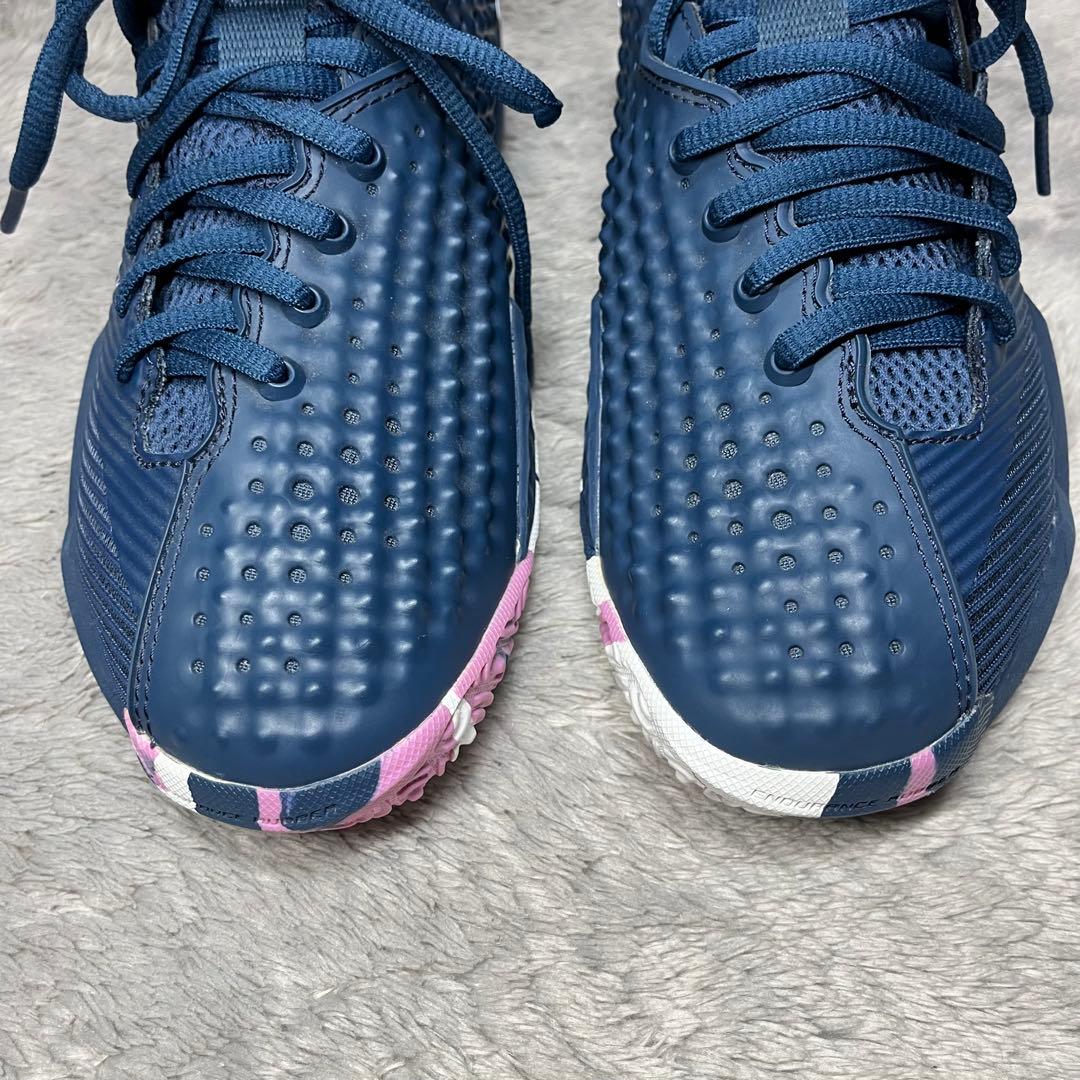 YONEX　ヨネックス　フュージョンレブ4　パワークッション　テニスシューズ　紺