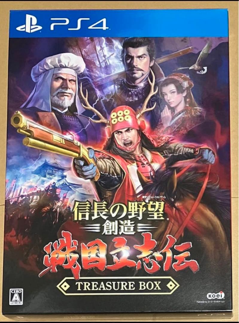 PS4 信長の野望・創造 戦国立志伝 TREASURE BOX トレジャー限定版