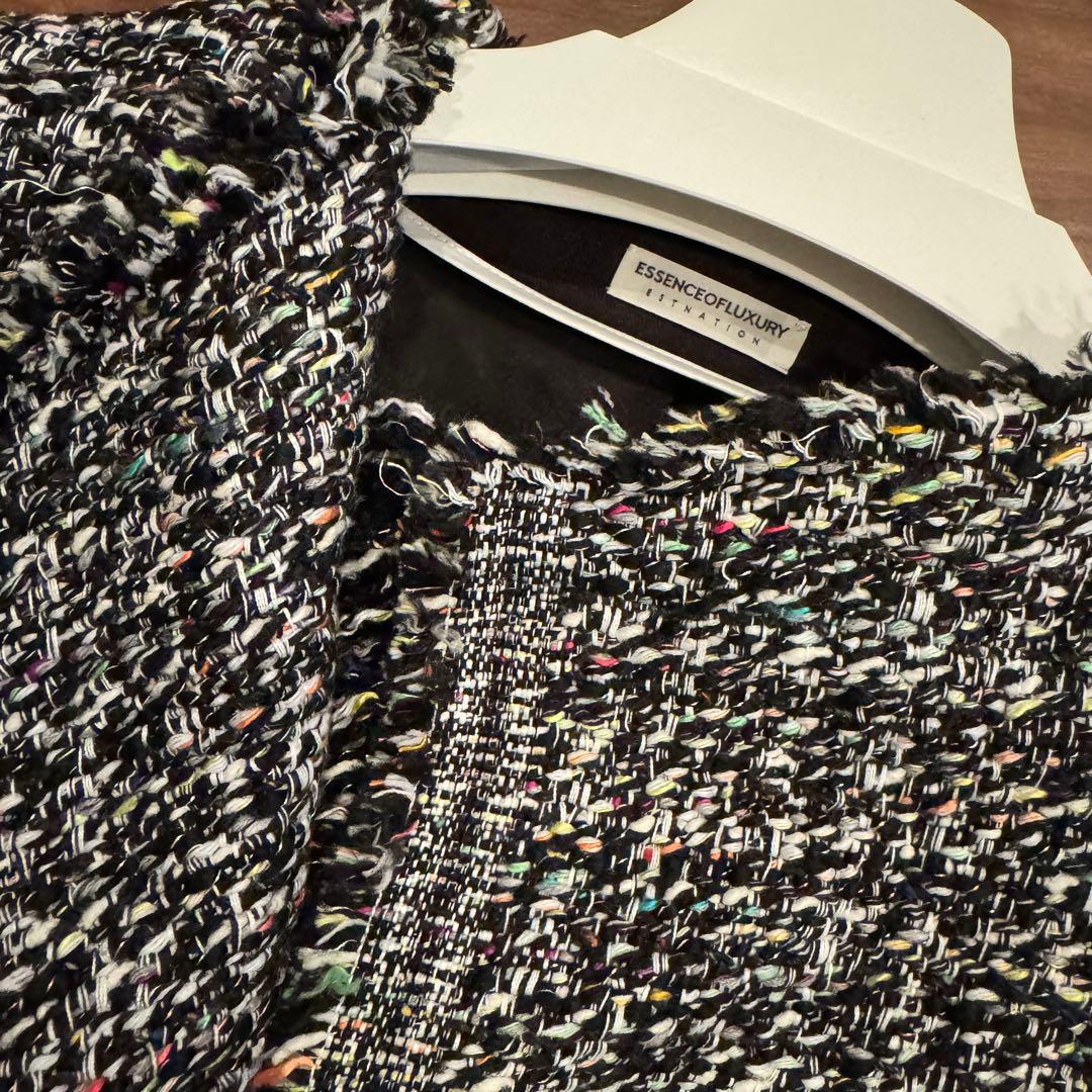 ESSENCEOFLUXURY エストネーション　ツイード ジャケット