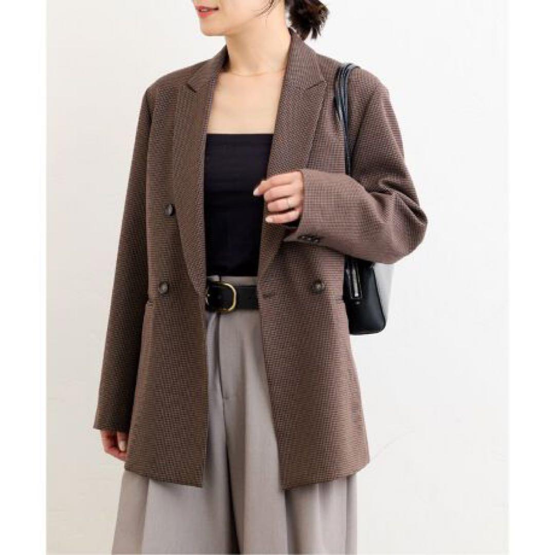 ジャーナルスタンダード　ウールライクストレッチジャケット　38ブラウン