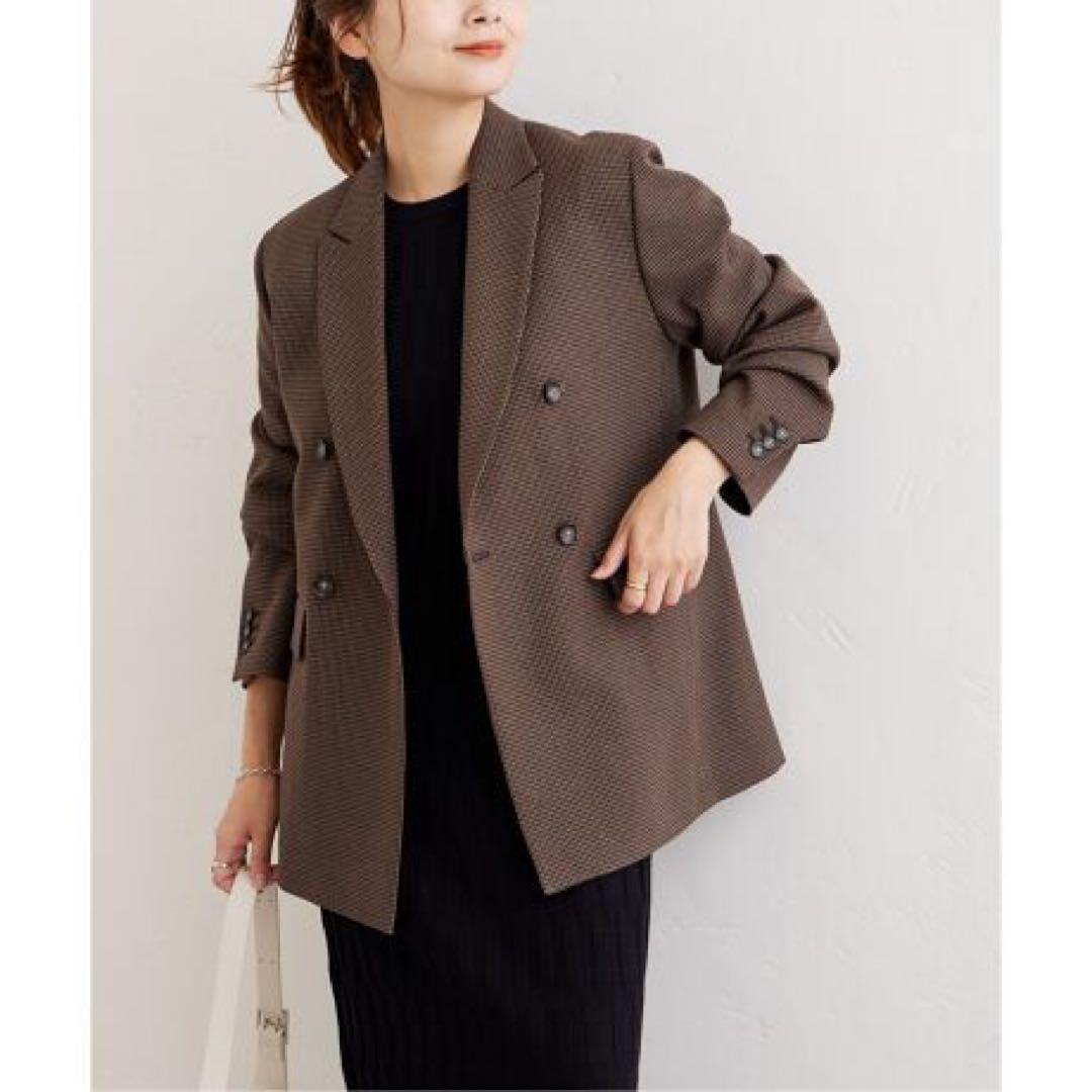 ジャーナルスタンダード　ウールライクストレッチジャケット　38ブラウン