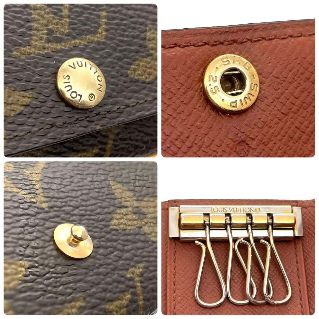 超美品✨ルイヴィトン モノグラム ミュルティクレ4 キーケース 4連