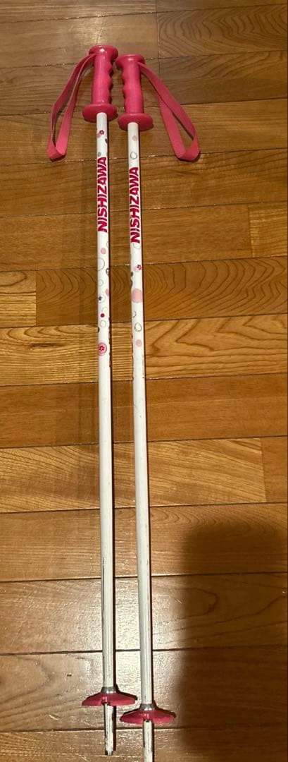 ニシザワ　ジュニアスキーセット ピンク110センチ