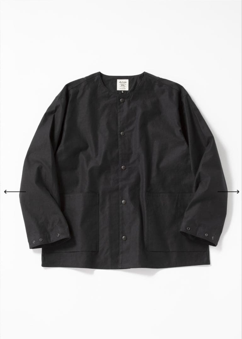 【新品未使用】ジャックマン Back Nep Collarless Jacket