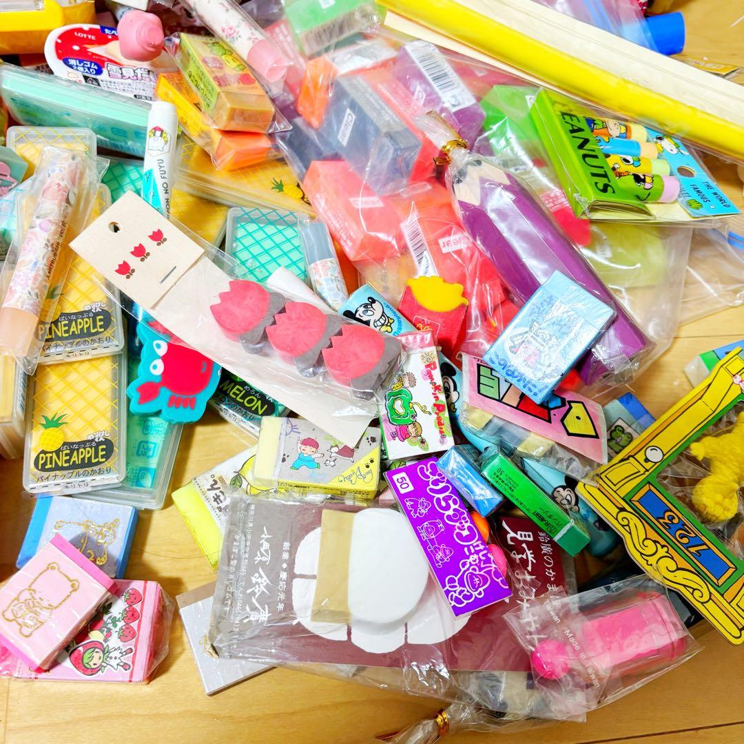 う*♪様 昭和　レトロ　ファンシー　消しゴム　まとめて　大量