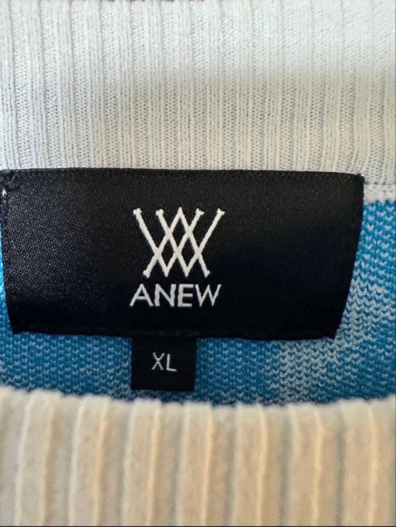 【美品】ANEW FLOWER PATTERN SWEATER/XL