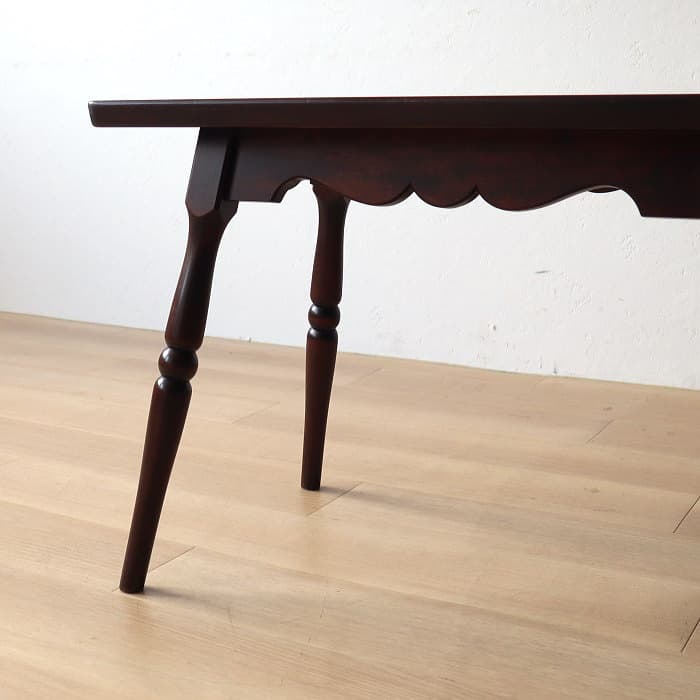 アンティーク 北海道民芸家具 サイドテーブル 机 木製 樺材