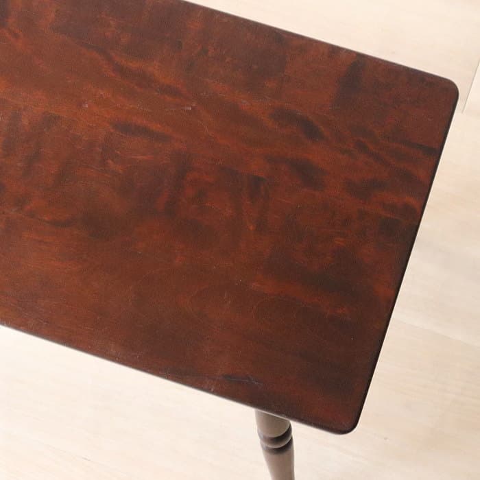 アンティーク 北海道民芸家具 サイドテーブル 机 木製 樺材