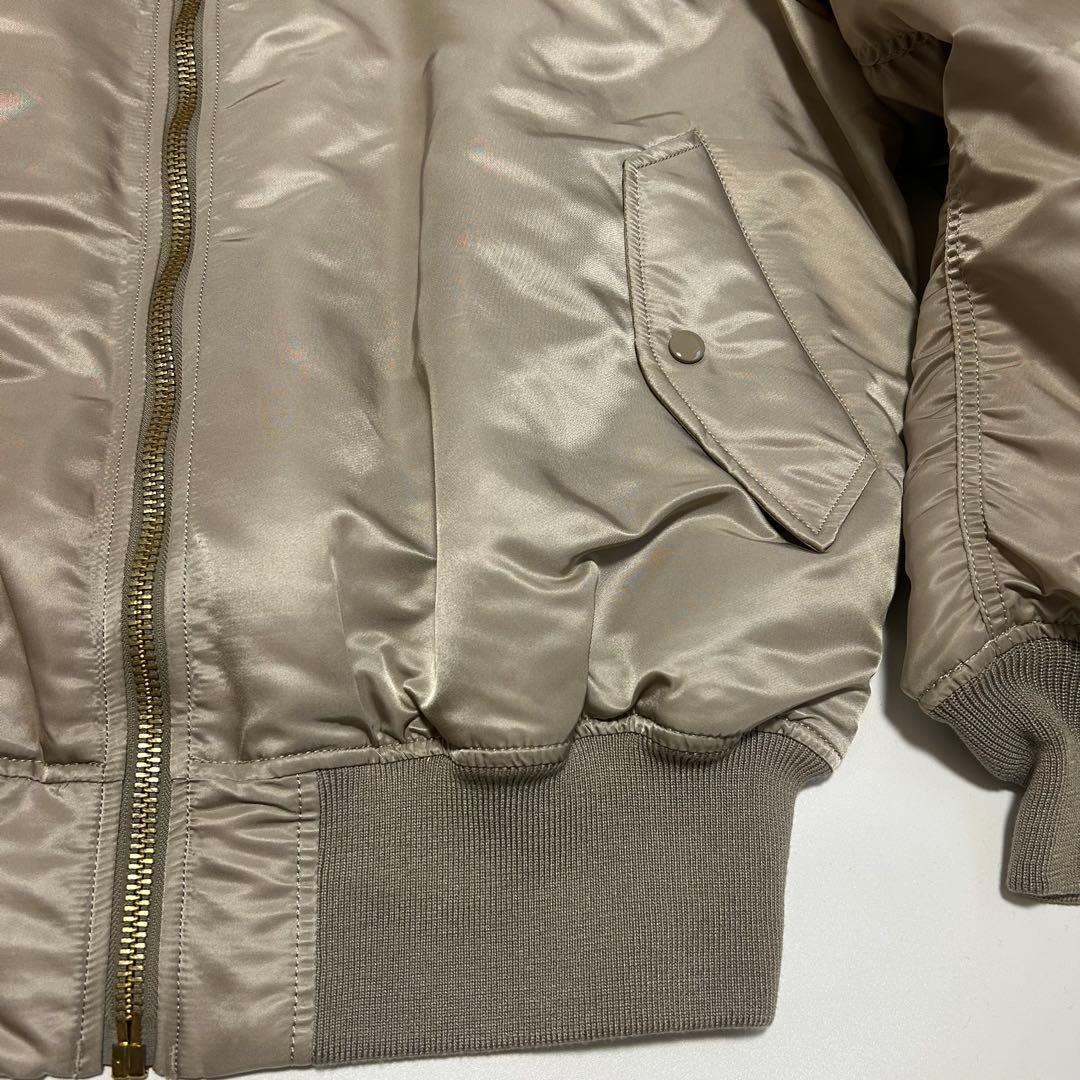 【極美品】希少色ALPHA MA-1 2XL アイスグレー アルファ ジャケット