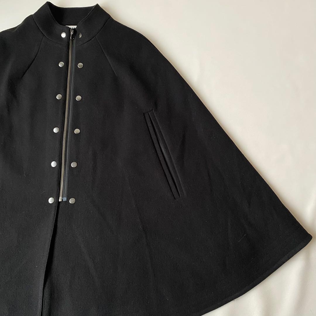 【新品未使用】マリークワント　アーカイブ ポンチョ　コート　ブラック　シンプル