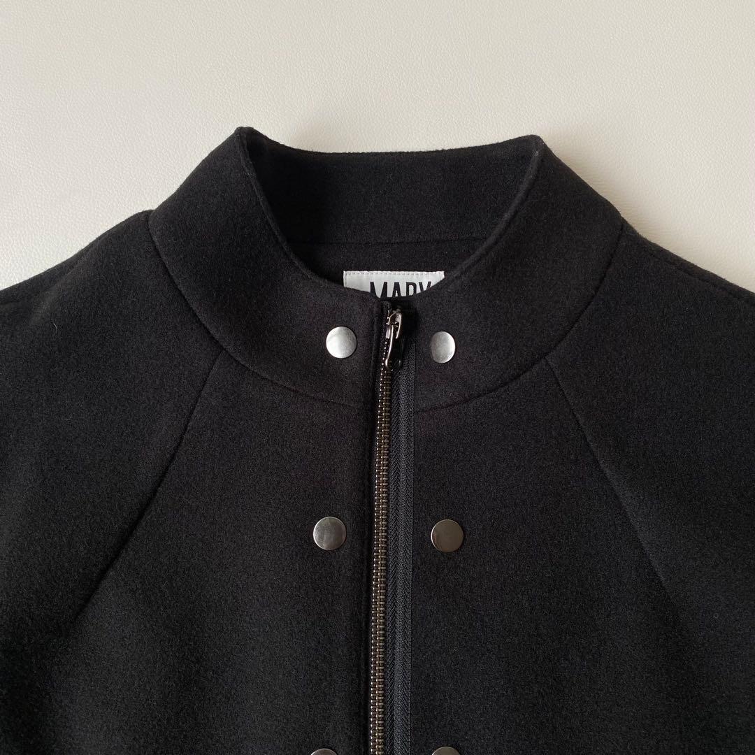 【新品未使用】マリークワント　アーカイブ ポンチョ　コート　ブラック　シンプル