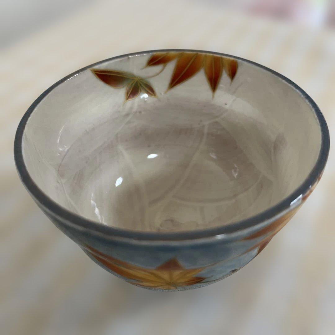 京焼 陶葊 陶あん 色絵付け 湯呑み 4客セット