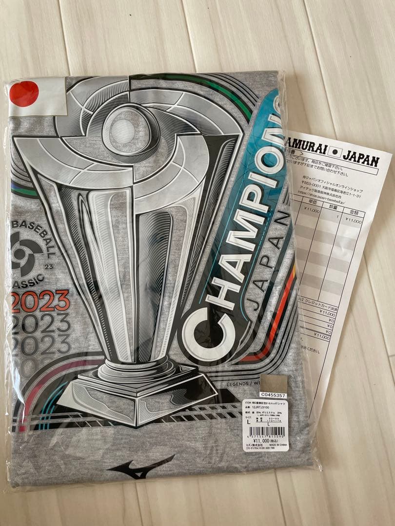 2023 WBC チャンピオン Tシャツ L 大谷