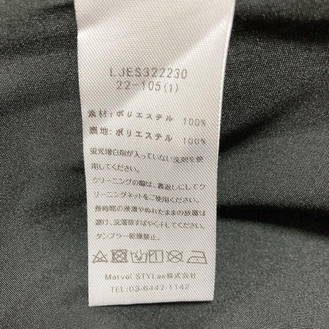 SALE✨レジャ 花柄ボレロマーメイドワンピース セットアップ ブラック S